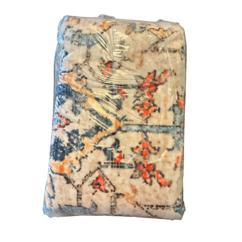 Washable 3x5 Area Rug Non Slip Vintage Floral Medallion Carpet Decor - Picture 11 of 11